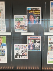 NY front pages
